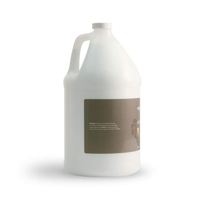 Zogics Organics Conditioner – Organic Conditioner for Hair, Hydrating Deep Conditioner with Natural Ingredients like Honey Powder, Aloe Vera, Avocado, and Jojoba (Honey Coconut, 4 Gallon Case)