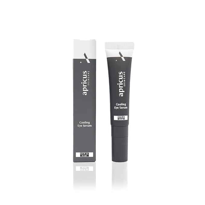 Forte Series Apricus Eye Serum, Caffeine Peptide Formula, Lightweight Serum for Dark Circles, Puffiness and Fine Lines