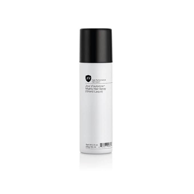 Number 4 Mini Hairspray for Women and Men, Travel-size Strong Hold Hair Spray, 2.0 oz