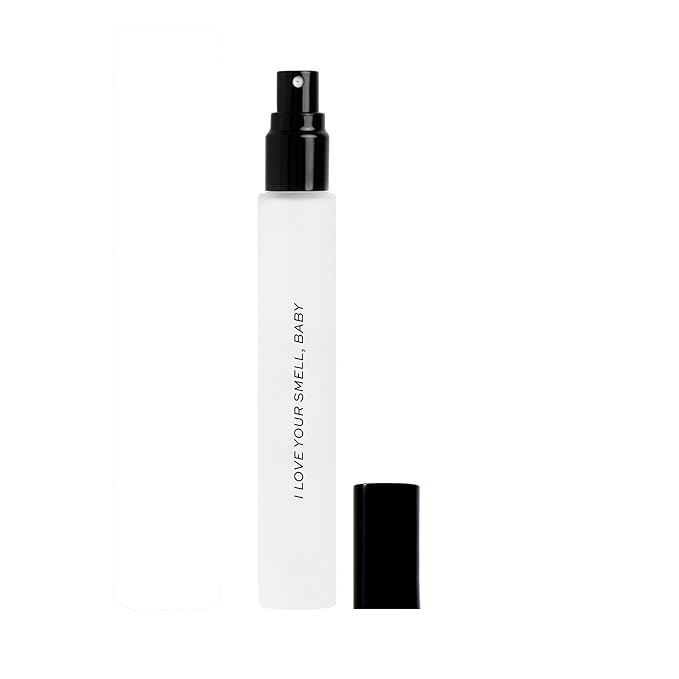DIME Beauty Perfume I Love Your Smell, Baby, 0.34 oz / 10 ml - Sweet Floral Scent, Hypoallergenic, Clean Perfume, Eau de Toilette For Women