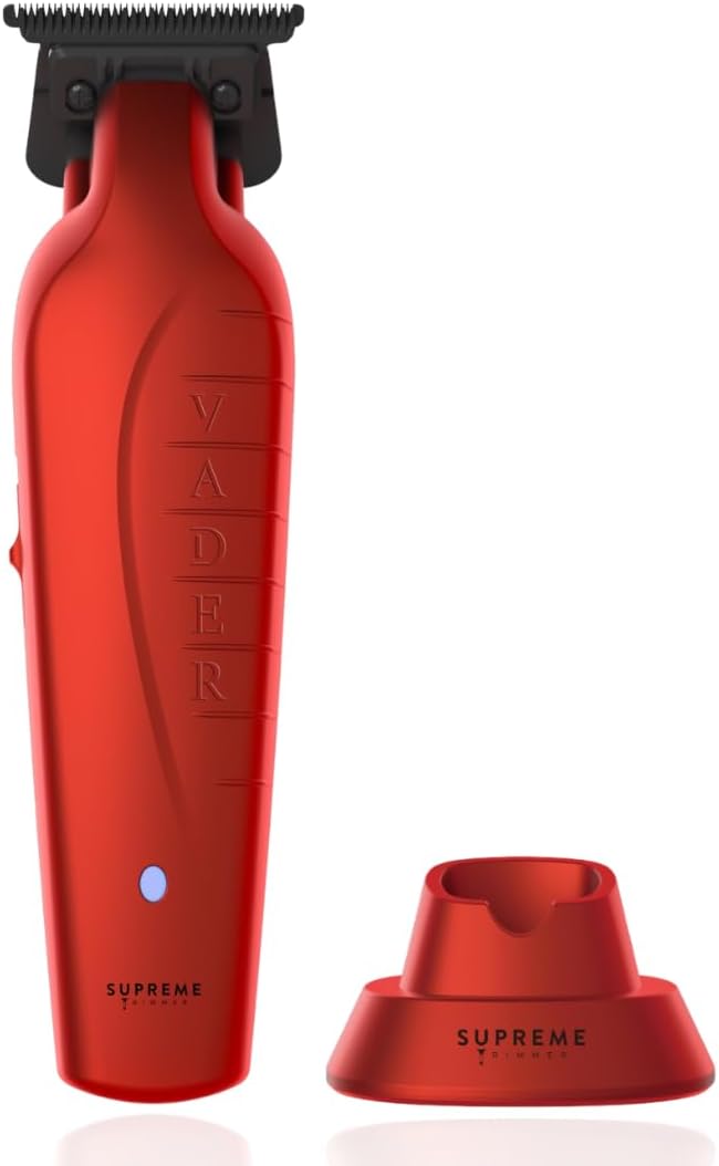 Supreme Trimmer Vader ST3778 – Professional Cordless Barber Liner | 210 Min Runtime, 7000 RPM Motor, Zero Gap DLC T-Blade, USB-C Fast Charging | Beard, Hair & Body