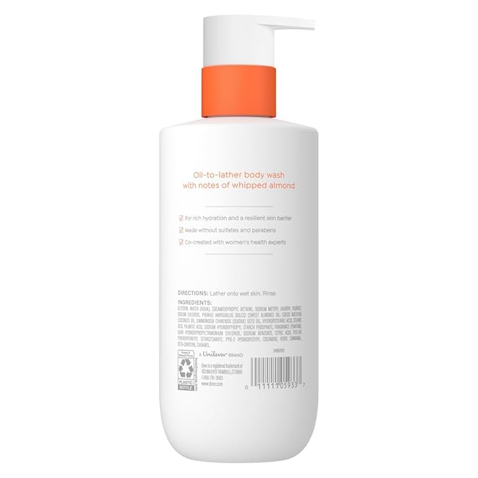 Dove Shower Body Oil Wash – Ultra-Moisturizing Cleansing Oil for Dry & Itchy Skin 14.2 oz