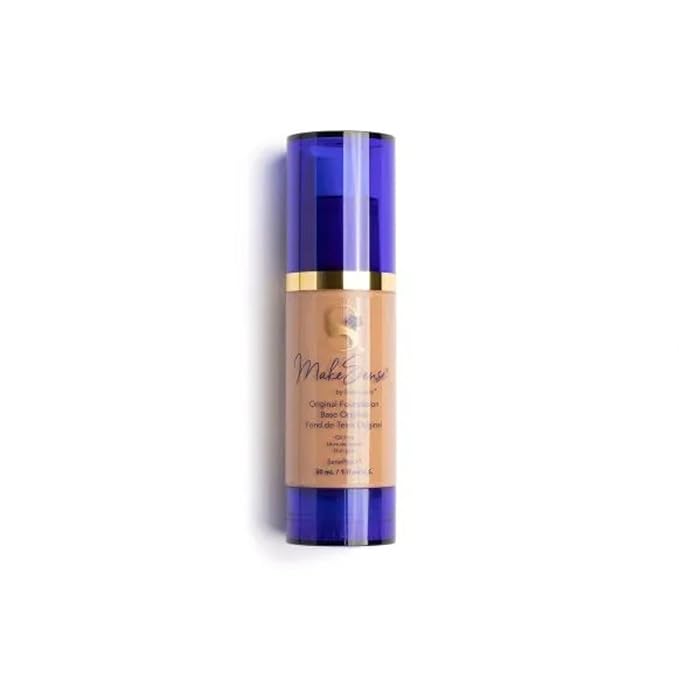 SeneGence MakeSense Original Foundation, Pecan, 1 Fl Oz, Long-Lasting Oil-Free Formula with Skin-Nourishing Ingredients, Water-Resistant