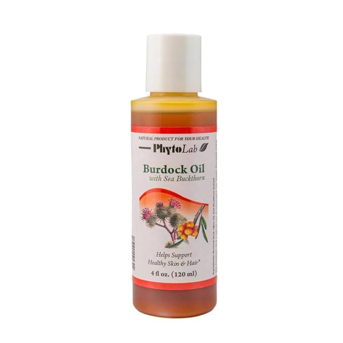 Salem Botanicals Burdock Oil with Sea Buckthorn, 3.4 Fluid Ounce
