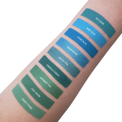 Aromi Baby Blue Matte Liquid Lipstick, Light, Sky Blue Lip Color, Vegan + Cruelty-free Beauty, Long-lasting, Waterproof (Baby Blue)