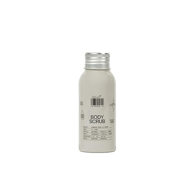 Dedcool Body Scrub Mini 2OZ Taunt – Gentle Exfoliating Formula with Rice Powder, Kakadu Plum & Coconut Oil