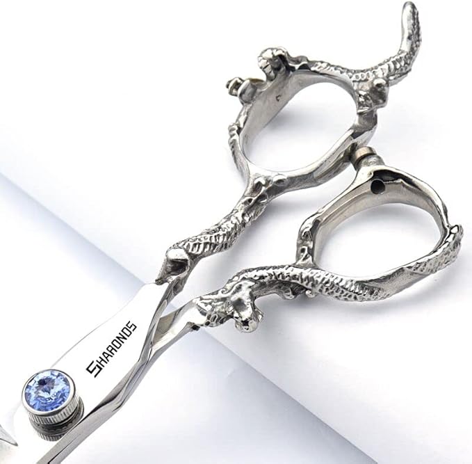 6/7/8/9 Inches Professional Hairdressing Scissors Set,Stainless Steel Hairdressing Scissors for Women & Men… (6 inch 4PC)