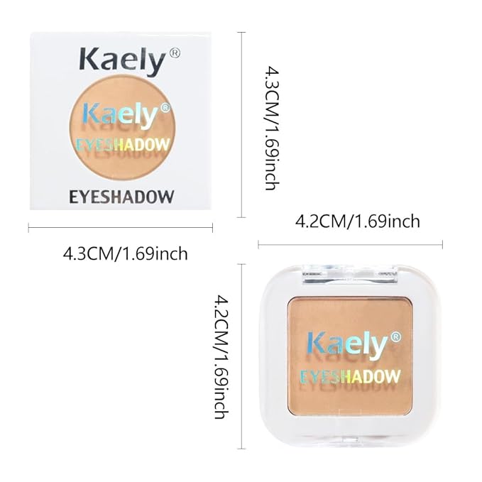 Matte Singe Eye Shadow Palette Makeup, Matte Burly Wood Monochrome Eyeshadow For Old Women, Mini Pressed Pigmented Waterproof Sombras Para Ojos, Vegan, Talc, Paraben & Cruelty Free, 13