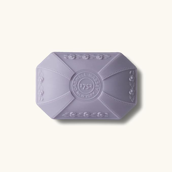 Caswell-Massey Orchid Natural Bar Soap for Women, Moisturizing Body Soap Bar for All Skin Types, Made with Essential Oils & Plant-Based Formula for Soft Skin, 3.5 oz
