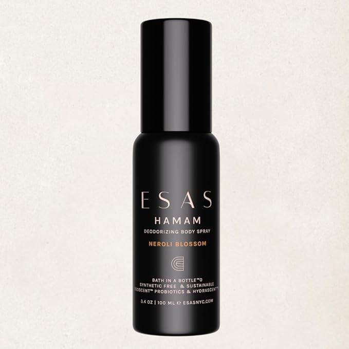 ESAS NYC Neroli Blossom Hamam - Organic Deodorant Body Spray - MADESAFE® - BRIGHT | AIRY | WARM - 3.4 oz