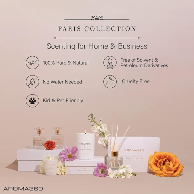 Aroma360-24K Magic - Essential Oil Room Spray Duo - Luxury Hotel Inspired Aromatherapy - Hints of Zesty Citrus, Floral Jasmine, & Lily - Hypoallergenic - Air Freshener Spray - 6.8 Fl Oz - 2 Pack