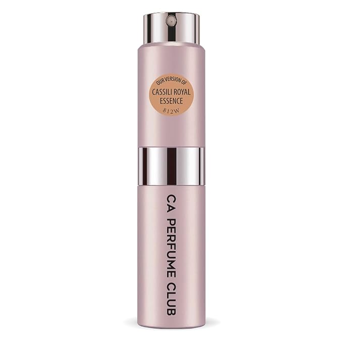 CA Perfume Impression of Cassili Royal Essence for Women Amber Floral Scent Long Lasting Perfumes for Women Eau De Parfum Travel Size Refillable Atomizer Spray 0.27 Fl Oz 8ml