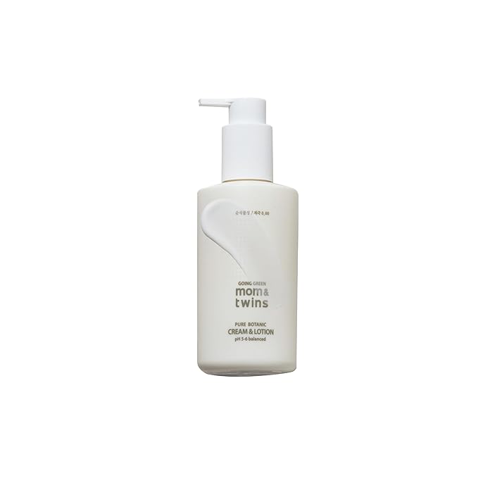 CREAM & LOTION – Organic Korean 2‑in‑1 Baby Face & Body Lotion, Gentle Deep Moisturizer with Vitamin C for Sensitive Skin, Soothing Hydration (7.41 fl oz / 210 g)