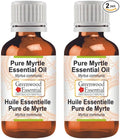 Greenwood Essential Pure Myrtle Essential Oil (Myrtus communis) Steam Distilled (Pack of Two) 10ml X 2 (0.66 oz)
