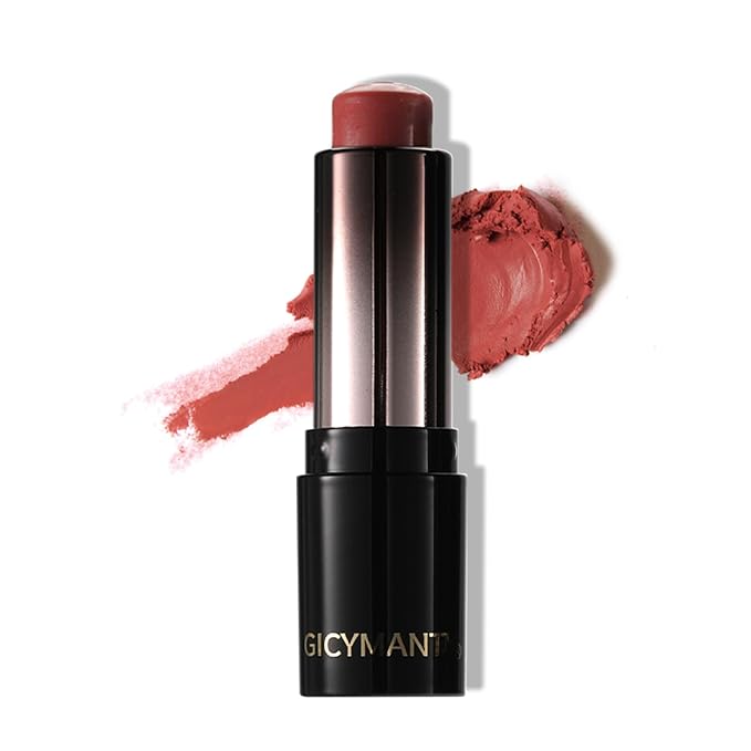 Matte Lipstick for Women, Long Lasting Moisturizing Lip Stain, Waterproof Lip Color Makeup (Carmine Red)