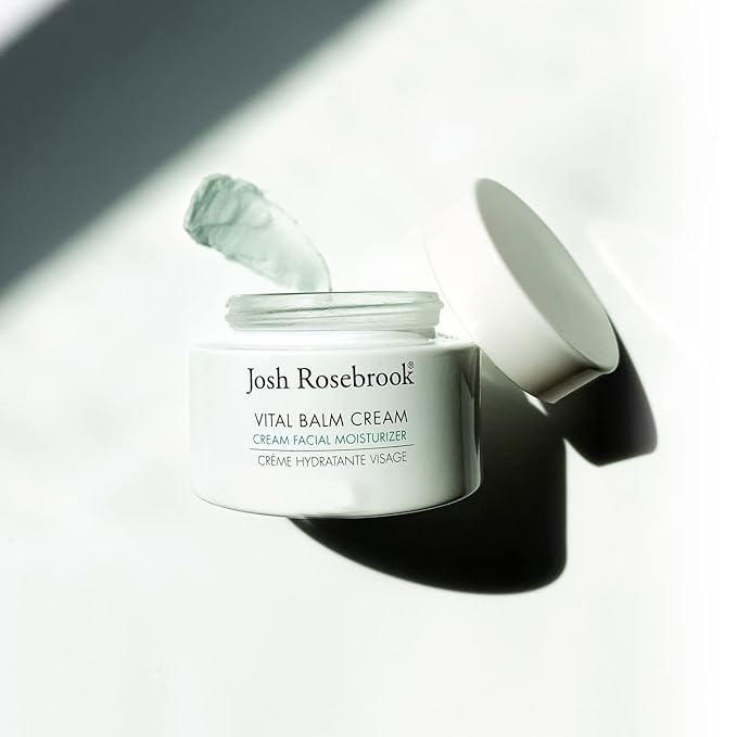 Josh Rosebrook Vital Balm Cream - High Performance Rich Facial Moisturizer, Protects Skin Barrier for All Skin Types Including Dehydrated and Mature. - 22mL - .75 Oz