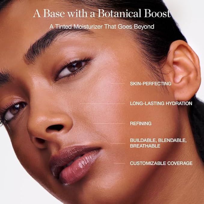 Ogee Complexion Perfecting Liquid Foundation - Lightweight Tinted Moisturizer For Face (Banyan 2.75W - Light Medium, Warm-Peach Undertones) - with Vitamin C & Jojoba Oil - Certified Organic