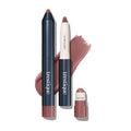 TRE'STIQUE Matte Lip Crayon, Matte Lipstick With Built-in Lip Gloss Balm, 2-in-1 Lip Liner Set With Lip Crayon and Lip Balm, Lipstick and Lip Gloss Kit (Florence Fig Refillable)