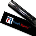 RockRose 20% Nano Ceramic Car Window Tint 20 in x 20FT 2PLY Privacy Film Heat Block, 99% UVR, and 85% IRR Block for Auto or Home Strong Adhesive, Easy Shrink, Plotter Friendly - Charcoal
