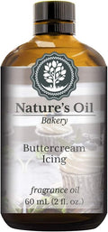 Buttercream Icing Fragrance Oil (60ml) for Diffusers, Soap Making, Candles, Lotion, Home Scents, Linen Spray, Bath Bombs, Slime