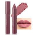 BINGBRUSH Crayon Matte Longwear Lipstick Pack Set,Moisture Smooth Color Stick Ultimate Lip Crayon for Makeup Collection - 24 hour lipstick waterproof and smudge proof Velvet Lipgloss (07#)