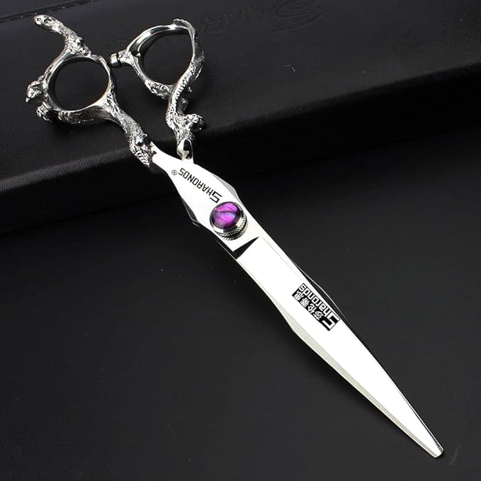 6/7/8/9 Inches Professional Hairdressing Scissors Set,Stainless Steel Hairdressing Scissors for Women & Men… (8 inch cutting scissors)
