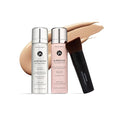 MagicMinerals AirBrush Foundation Set by Jerome Alexander – 3pc Set Includes AirFinish, Foundation and Kabuki Brush - Spray Makeup with Anti-aging Ingredients for Smooth Radiant Skin (Dark)