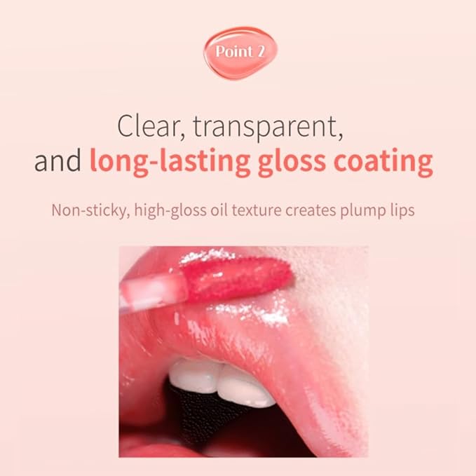 MQNY(MACQUEEN NEWYORK Dewy Water Glow Lip Tint 3.5g (#06 Juicy Pink, Pink Coral)