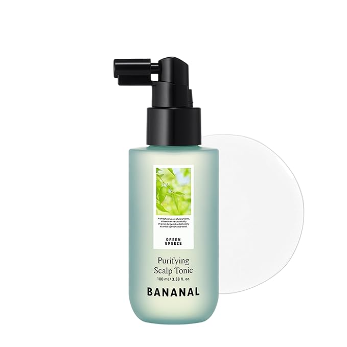 Purifying Hair & Dry Scalp Treatment Mist – Korean Hair Care with Triple Mint Complex for Oil Control, Soothing & Leave-In Conditioner – Paraben, Silicone & Sulfate Free – Green Breeze, 3.38 fl oz