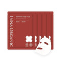 INNA ORGANIC Sheet Mask - After Sun & Self Love, EWG & COSMOS Certified (Pack of 5) | Rose Geranium Essential Oils Infused Skin Care | Luxury Clean Beauty