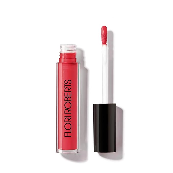 Flori Roberts Luscious Lip Lacquer, Vibrant Lip Gloss Makeup for Women of Color or Deeper Skin Tones, Non-Sticky, Long Wear High Shine Finish
