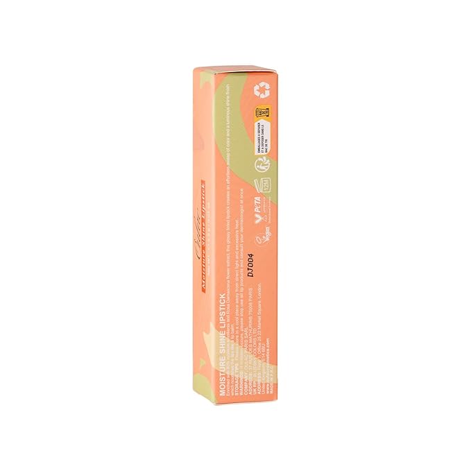 Oulac Moisturizing Shine Orange Red Lipstick for Women - 2 in 1 Orange Red Glossy Tinted Lip Balm, Hydrating Winter Lipstick for Dry Lips,Shine Juicy Finish Vegan 2.2g/0.07oz (12)