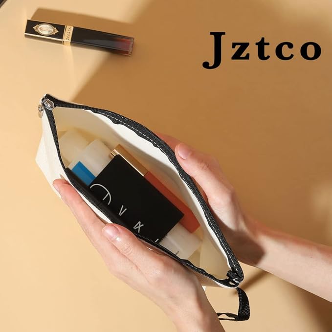 Jztco Leopard Print Makeup Bag - Gifts for Women, Handbag for Leopard Lovers, Birthday and Mother's Day Ideas for Mom, Sister, Friends - Leopard Is The New Black
