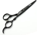 SHARONDS 6/7 Inch Professional 440C Hair Cutting Scissor Salon Hairdressing Thinning Shears Perfect for Barber and Home Use (6 in cut)