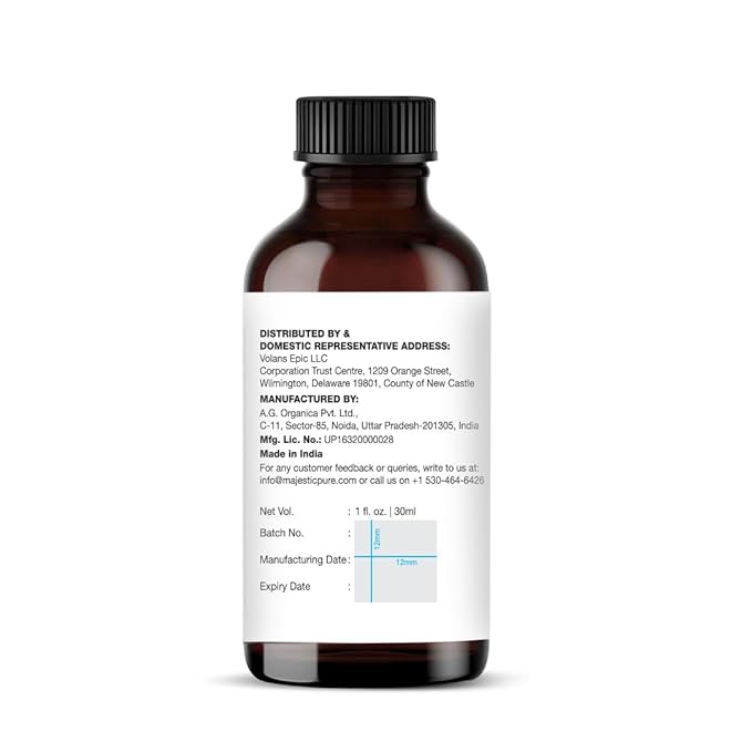 Majestic Pure Frankincense Essential Oil with Glass Dropper - 1 Fl Oz - 100% Pure and Natural Frankincense Oil - Premium Grade Essential Oils for Diffuser, Aromatherapy, Soap and Candle Making