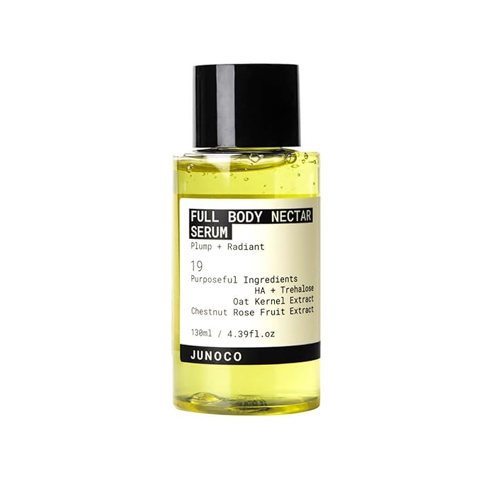 JUNO & Co. Full Body Nectar Serum, Nourishing and Moisturizing Lotion with Natural Extract, 130 ml/4.39 Fl Oz
