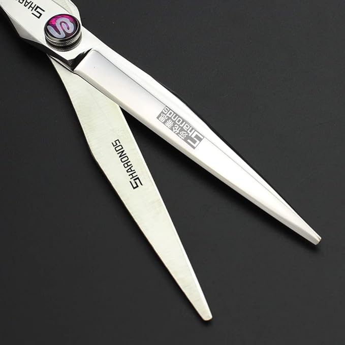 SHARONDS Hair Cutting Scissors Hairdressing Scissors Thinning Scissor Professional Barber Salon Home Shear For Men Women (7-inch 2pc-A)