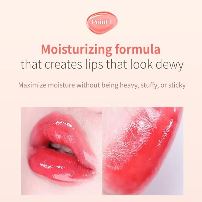 MQNY(MACQUEEN NEWYORK Dewy Water Glow Lip Tint 3.5g 9colors (#07 Apricot Chew, Apricot Peach)
