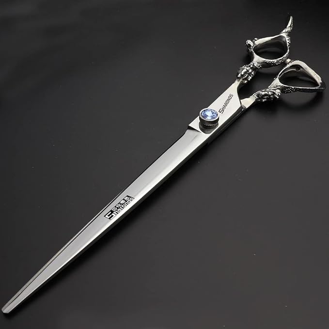 5.5/6 /7 Inch Purple Dragon Knight Professional Japanese Hair Scissors Barber Scissors Set (9 inch Cutting)