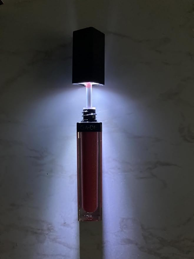 GA-DE Crystal Lights Lip Gloss, 511 - Enriched with Light-Reflecting Crystal Pearls - Smooth Silky, Rich Color - Moisturizes and Adds Shine - 0.2 oz