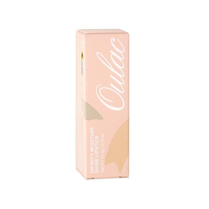 Oulac Pink Shimmer Lipstick for Women, Infinity High Shine Finish, Hydrating Lip Color Infused with Damask Rose Oil for All-Day Comfort, Gluten-Free Vegan Beauty, D02 Sparkle Sensation