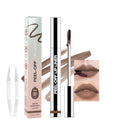 Light Taupe Liquid Matte Lip Liner Stain Peel Off with Tweezer, Long Lasting, Waterproof Matte Lipstick Lip Gloss Tattoo for Women, Transfer-prof Lip Tint Makeup for All Skin Types 04#
