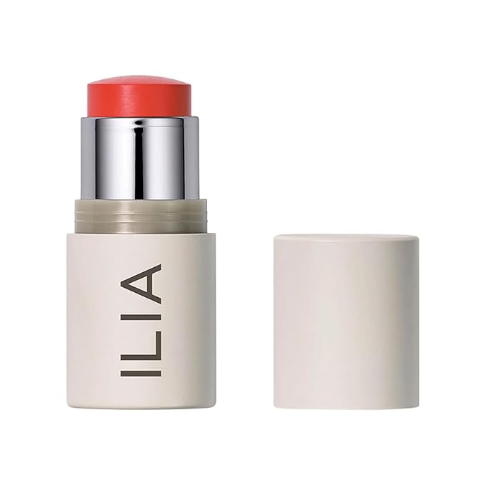 ILIA - Multi-Stick For Lips + Cheeks | Buildable, Creamy, Multi-Use Color Formula for All Skin Types | Nourish, Soften, Protect | Non-Toxic, Vegan, Cruelty-Free (Dear Ruby, 0.15 oz | 4.5 g)