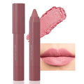 BINGBRUSH Crayon Matte Longwear Lipstick Pack Set,Moisture Smooth Color Stick Ultimate Lip Crayon for Makeup Collection - Waterproof Velvet Lipgloss (03#, 1 Count (Pack of 1))