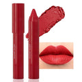 BINGBRUSH Crayon Matte Longwear Lipstick Pack Set,Moisture Smooth Color Stick Ultimate Lip Crayon for Makeup Collection - Waterproof Velvet Lipgloss (08#, 1 Count (Pack of 1))