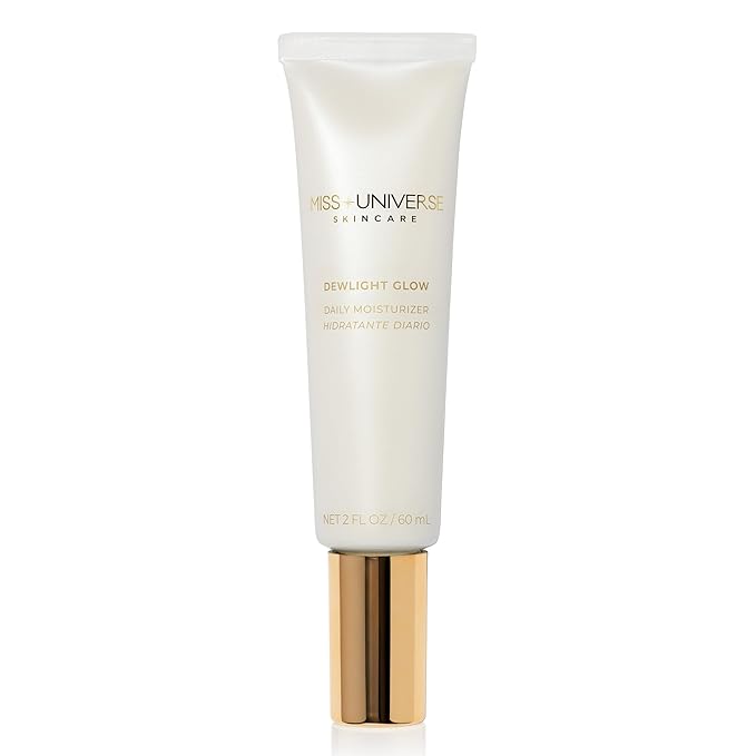 Dewlight Glow Moisturizer Face Cream 60 mL, Plumping Anti-Aging Hydrating Face Moisturizer for Women and Men, Facial Skin Care Product with Hyaluronic Acid and Niacinamide