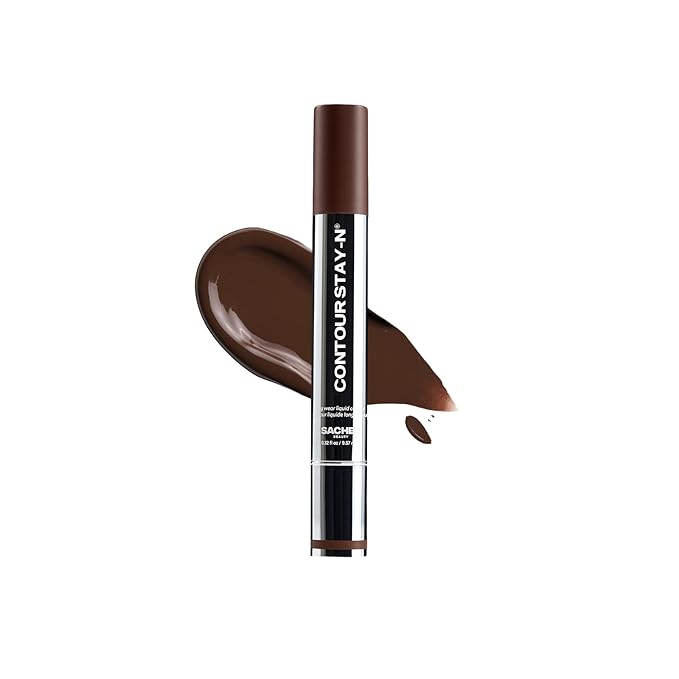 Sacheu Liquid Contour STAY-N Long Wear Cream Contour Makeup — Long Lasting, Blendable, & Lightweight Formula — Vegan & Cruelty-free, Giving Fierce