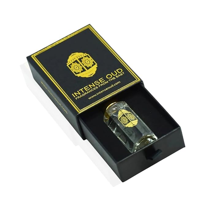 INTENSE OUD Tasfiq Long Lasting Arabian Perfume Oils for Women 12ML (0.40 OZ) Concentrated Perfume Oil in a Luxurious Black Gift Box – Fragrance Oil With Fruity & Woody Essence of Elegance