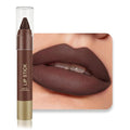 BINGBRUSH 2 in 1 Lip Liner and Lipstick Combo, Matte Lipstick Long Lasting Waterproof Lip Pencil Crayon, Smudge Proof Lip Stain,Hign Pigmented Women’s Makeup (06#Midnight Mocha)