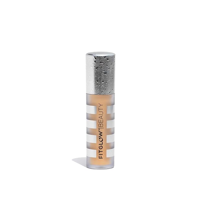 Fitglow Beauty Conceal+ | Vegan Full Coverage Concealer Skincare with Vitamin K + Green Tea | Corrects Dark Circles, Blemishes & Redness | Non-Creasing, Natural Finish | C3.7-6g